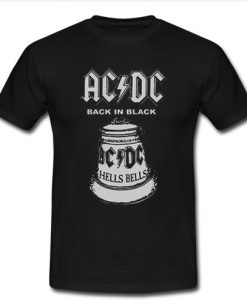 ACDC Back In Black Hells Bells t shirt