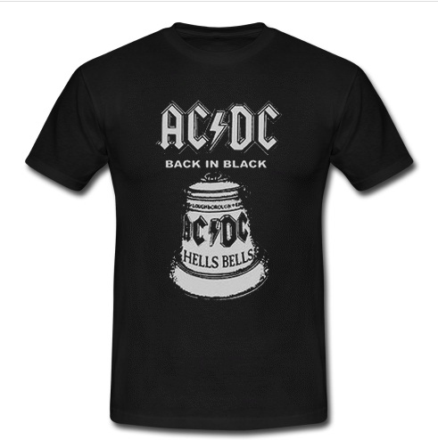 ACDC Back In Black Hells Bells t shirt