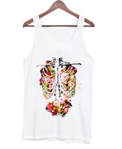 Floral Ribcage Tank Top