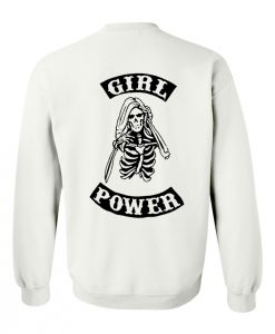 Girl Power Bomber sweatshirt back