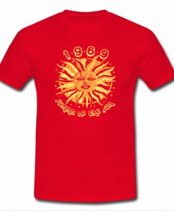 Summer of the sun 1969 t-shirt