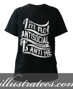 antisocial t-shirt