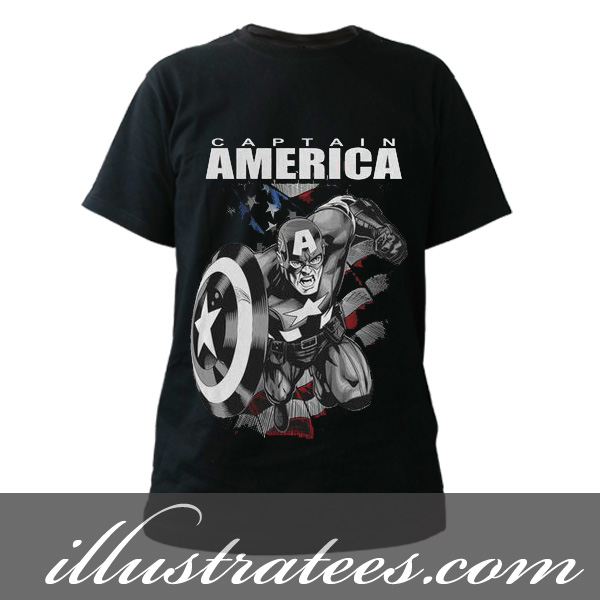 captain america art t-shirt