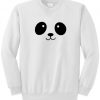 face panda sweatshirt