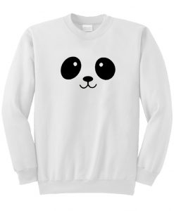 face panda sweatshirt