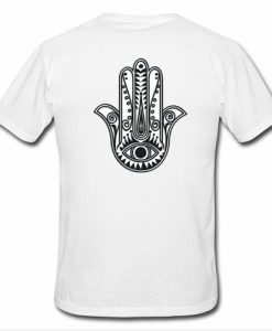 hamsa hand T Shirt Back