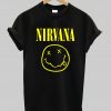 nirvana smile grunge t-shirt