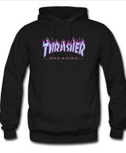 thrasher blue hoodie