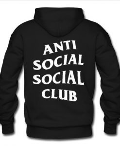 Anti Social Social Club Logo Hoodie Back