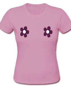 Boob Flower T Shirt