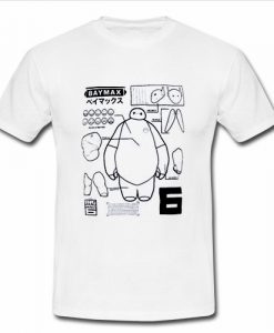 Disney Big Hero 6 Baymax Schematic T Shirt