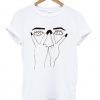 Eye Print Ripped T Shirt