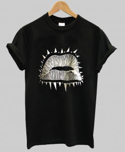 Lips Rolled Up T Shirt