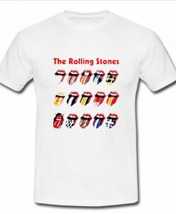 Rolling Stones Stadium Tongue Tour T Shirt