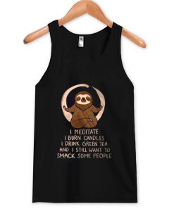Sloth Yoga Vest Tank Top