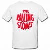 The Rolling Stones T Shirt Back
