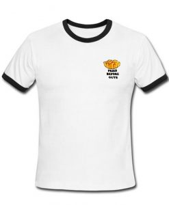 fries before guys Ringer Shirt