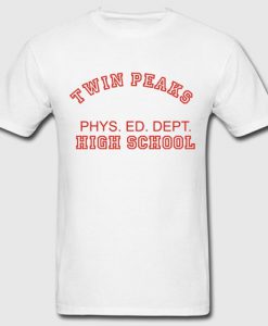 twin peaks phys ed dept high school t-shirt