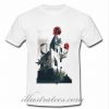 flower in the building t-shirt