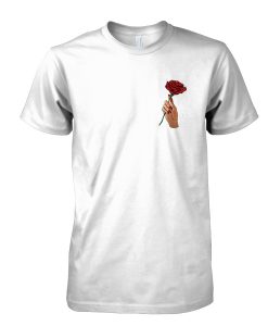 rose hand tshirt