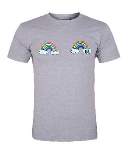 Hi Rainbow Boobs tshirt