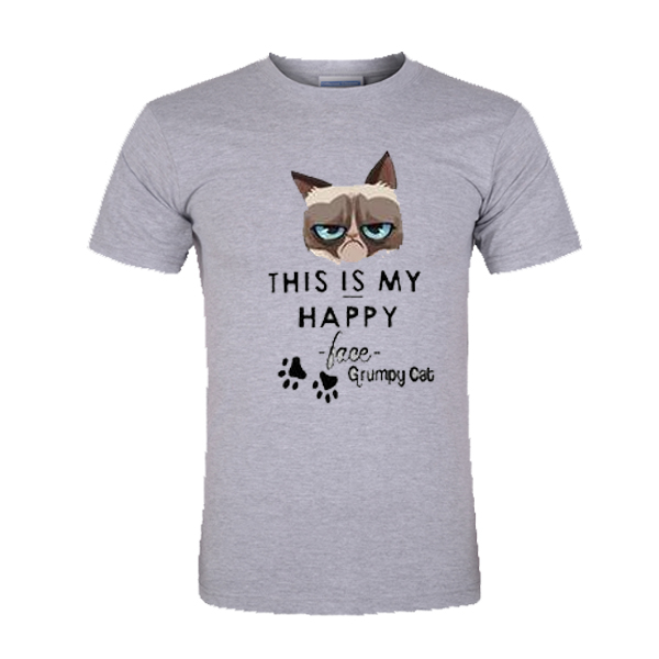 This Is My Happy Face Grumpy Cat tshirt