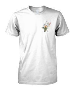 bucket flowers tshirt