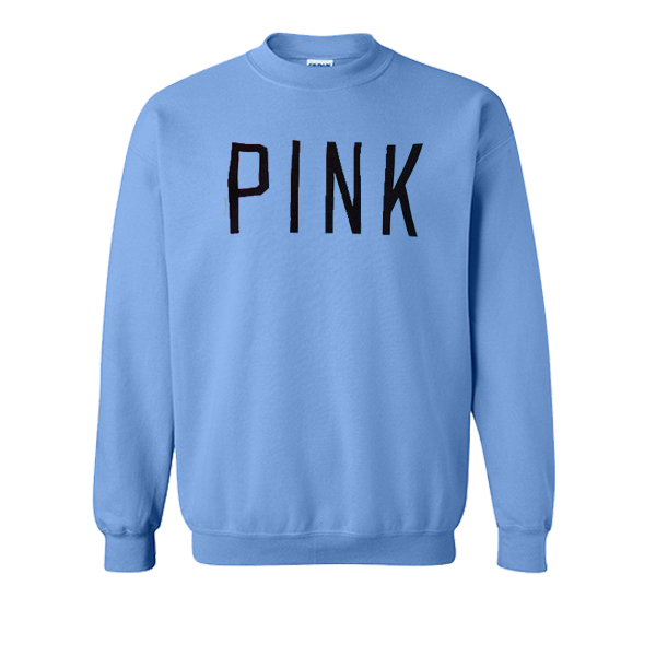 pink sweatshirt