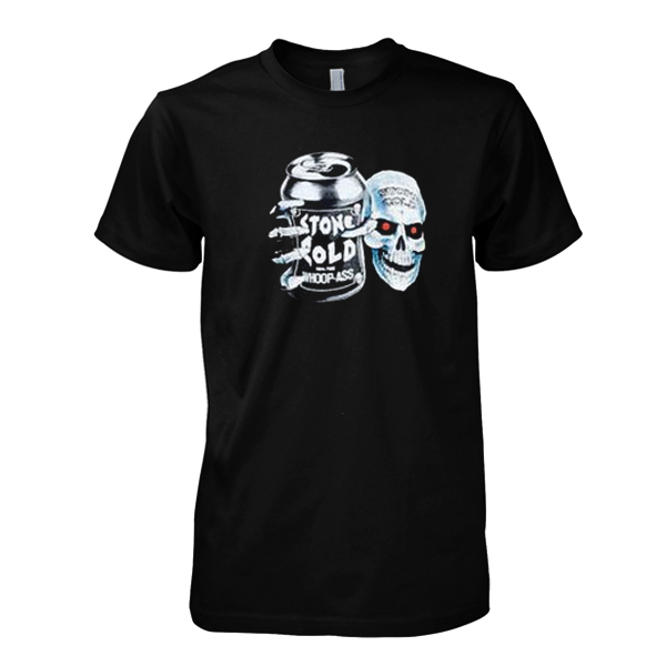 Stone Cold Steve Austin 100% Pure Whoop-Ass Skull Tshirt