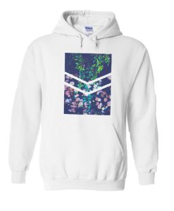 Tumblr Flower White Chevron Aesthetic hoodie