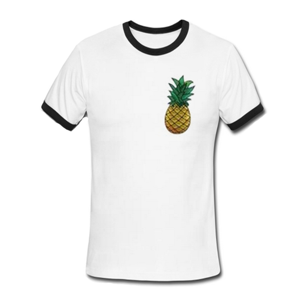 pineapple ringer T Shirt