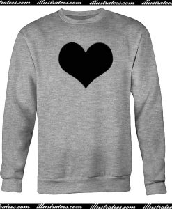 Black heart Sweatshirt