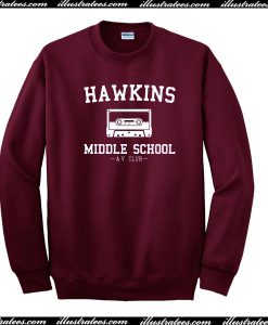 Hawkins Middle School AV Club Sweatshirt