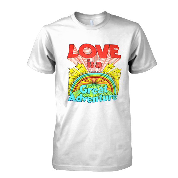 Love is a great adventure shirt