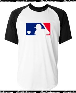 Baseball Love Logo Baseball Shirt