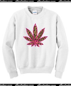 Cannabis Marijuana Leaf Sweatshirt