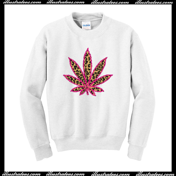 Cannabis Marijuana Leaf Sweatshirt