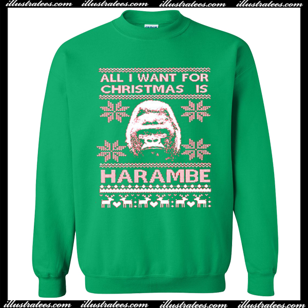 Christmas Harambe Sweatshirt