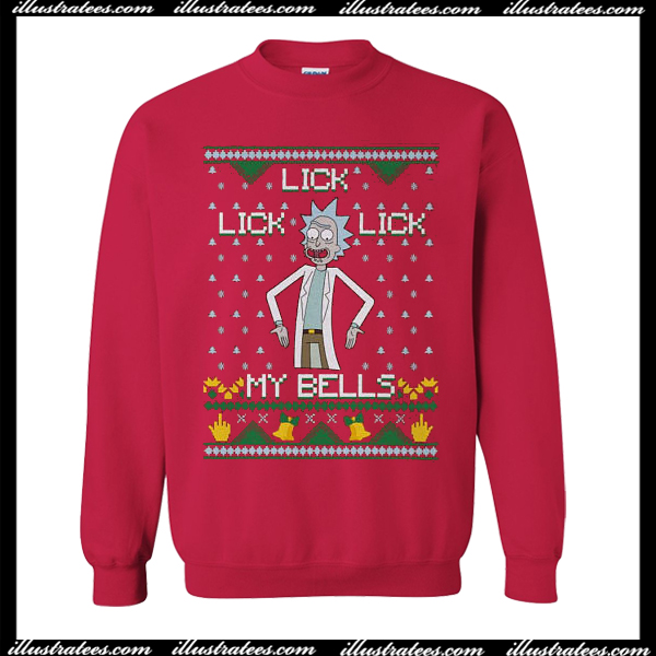 Lick My Bells Christmas sweatshirt