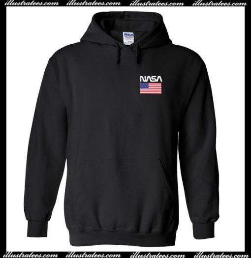 Nasa American Flag Hoodie