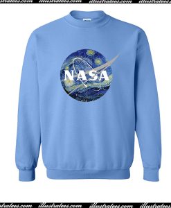 Nasa Logo Van Gogh Sweatshirt