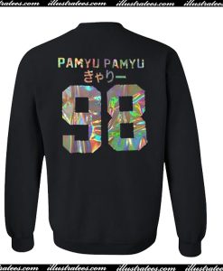 Pamyu pamyu 98 Back sweatshirt back