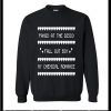 Panic At The Disco Fall Out Boy My Chemical Romance Sweatshirt