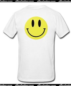 Smile Emoji T Shirt Back