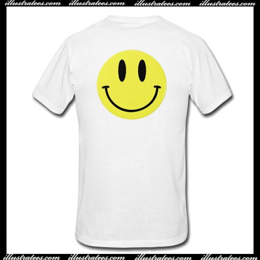 Smile Emoji T Shirt Back
