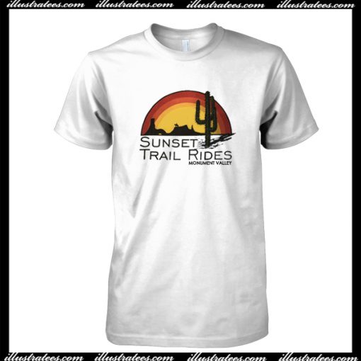 Sunset Trail Rides T Shirt