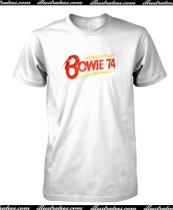 World Tour Bowie 74 T Shirt