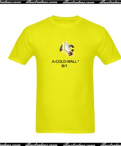 A Cold Wall Gold Yellow T-Shirt