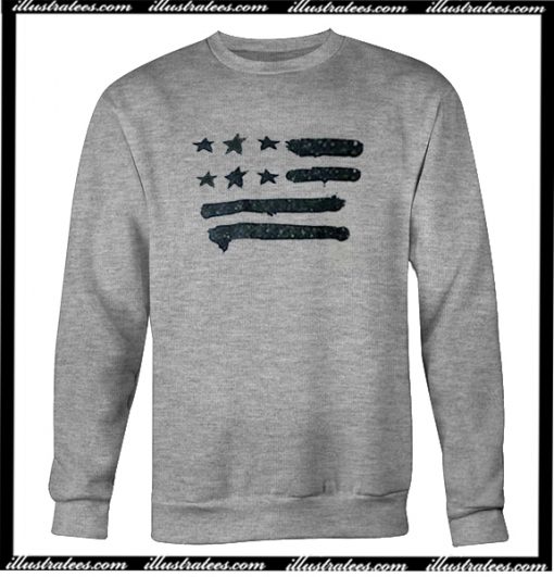 Black American Flag sweatshirt