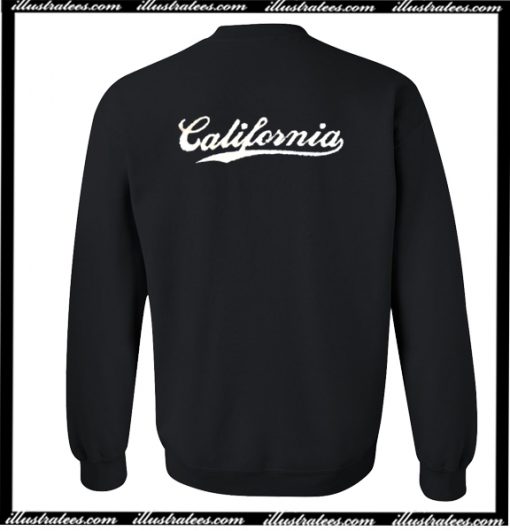 California Sweatshirt Back